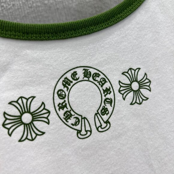 Chrome Hearts White and Green Tank Top - Picture 4 of 5
